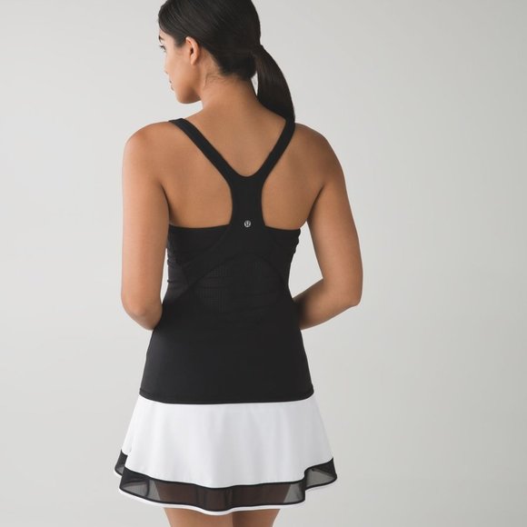 Lululemon Black Crossback Tank - Size 6 - Picture 3 of 8